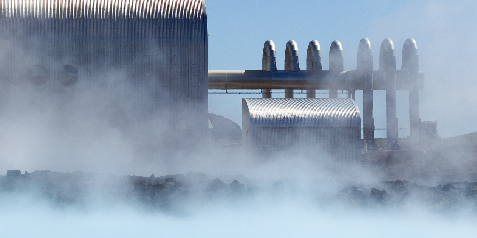 Geothermiekraftwerk, das die Chancen der Geothermie bereits jetzt schon realisiert